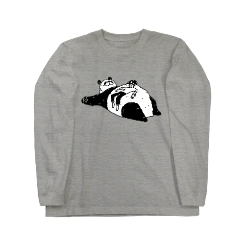 ひとをダメにするパンダ Long Sleeve T-Shirt