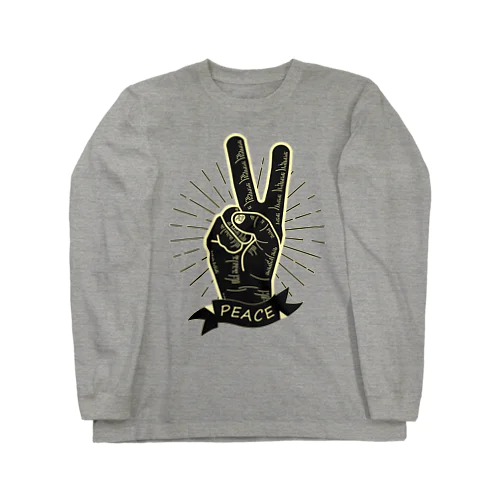 ピース 平和 NO WAR Long Sleeve T-Shirt