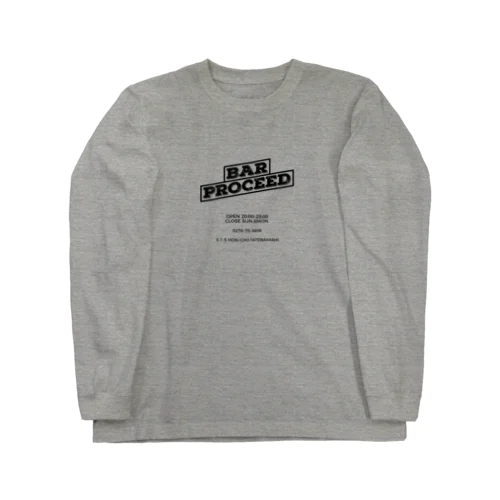 PROCEED staff uniform blackLOGO Long Sleeve T-Shirt