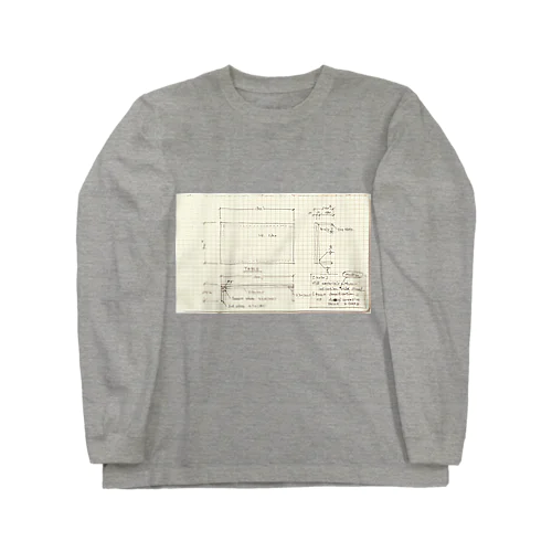 テーブルの設計図 Long Sleeve T-Shirt