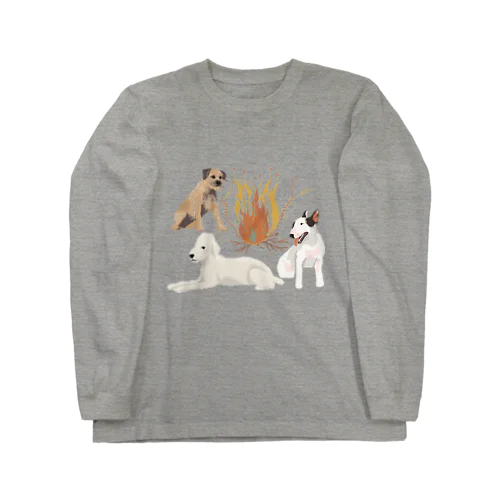 My favirite terriers drom A to Z　~B~bonfire ロングスリーブTシャツ