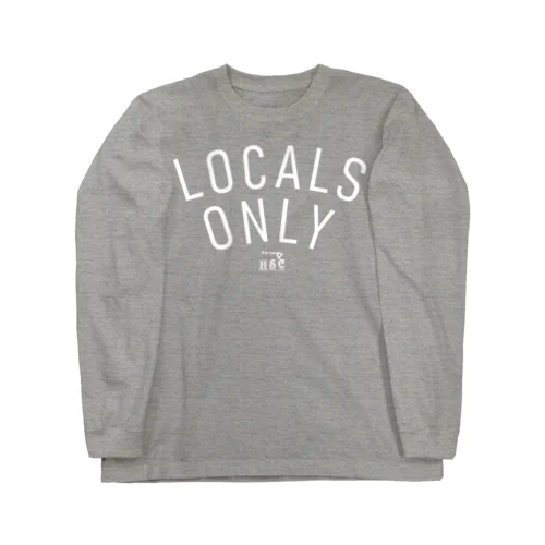 LOCALS ONLY  WHT LOGO ロングスリーブTシャツ