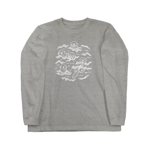  ぷかぷかホワイトラッコ Long Sleeve T-Shirt