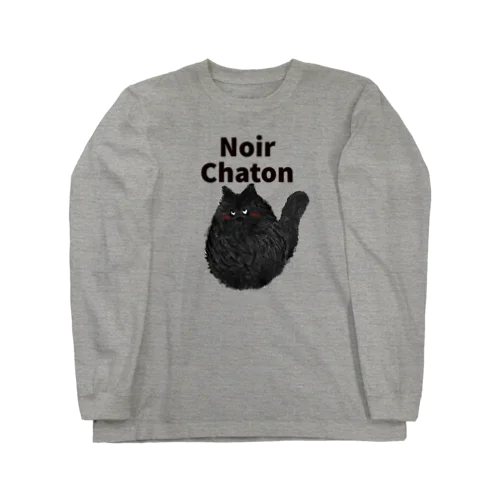 Noir chaton ロングスリーブTシャツ