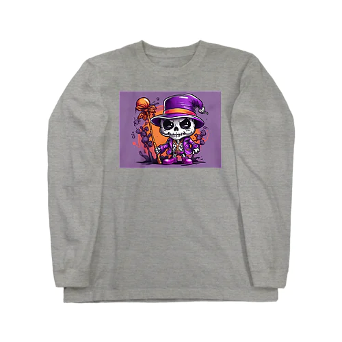 魔法使いの骸骨くん Long Sleeve T-Shirt