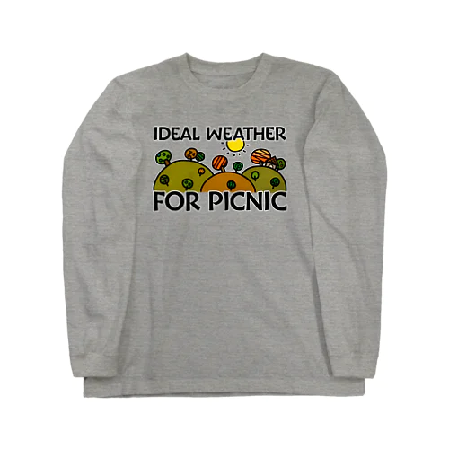 IDEAL WEATHER FOR PICNIC/行楽日和 롱 슬리브 티셔츠