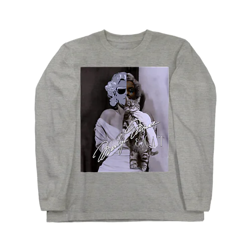 MarilynMonroe　&　CAT Long Sleeve T-Shirt