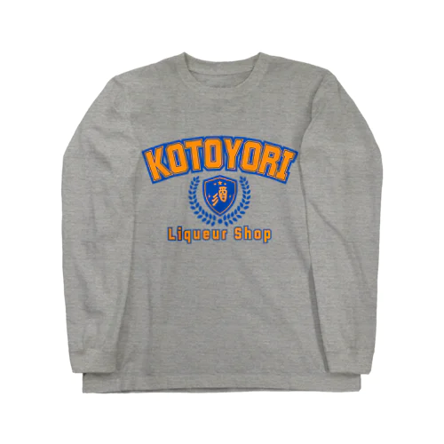 KOTOYORI College Logo ロングスリーブTシャツ