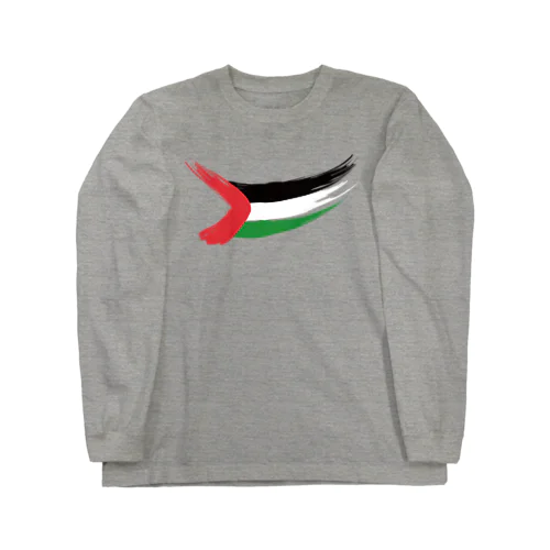 PALESTINE FLAG ロングスリーブTシャツ