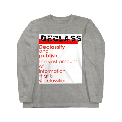 DECLASSーⅡ ロングスリーブTシャツ