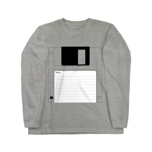 floppy disk 3.5inch ロングスリーブTシャツ