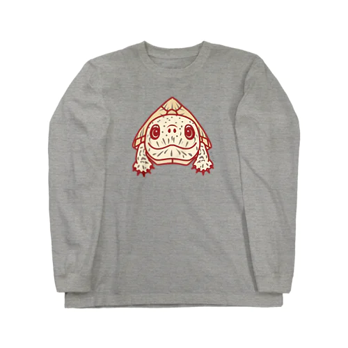 正面カブトニオイガメ ロングスリーブTシャツ