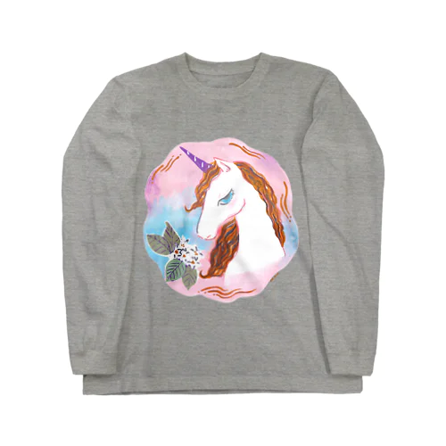 花が咲いたのが嬉しくて。 Long Sleeve T-Shirt