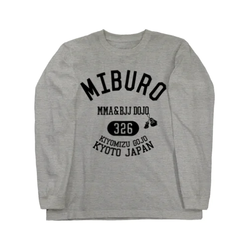 カレッジロゴ ブラック Long Sleeve T-Shirt