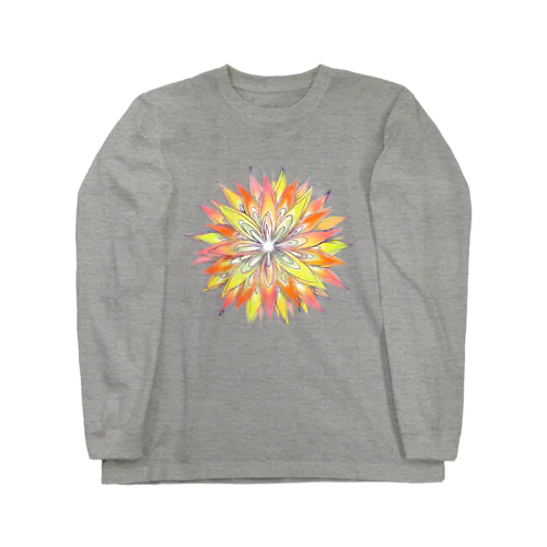 花のような柄 Long Sleeve T-Shirt