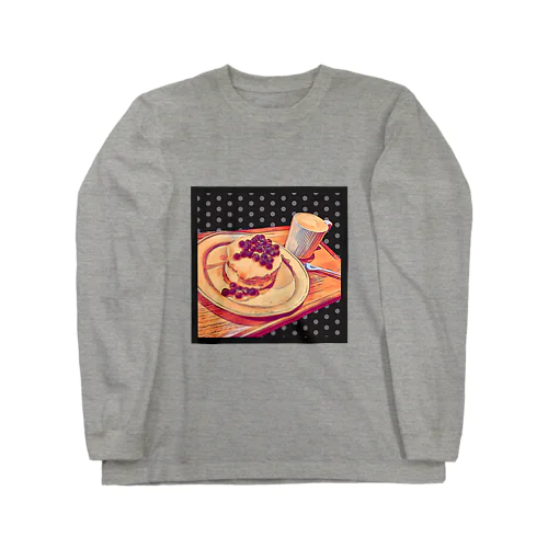 パンケーキ＆カフェオレ Long Sleeve T-Shirt