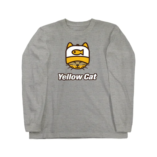 イエローキャット ミミ帽子 Long Sleeve T-Shirt