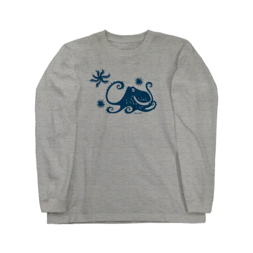 蒼い蛸 Long Sleeve T-Shirt