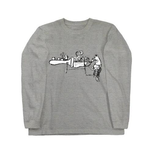 録音係のリス Long Sleeve T-Shirt