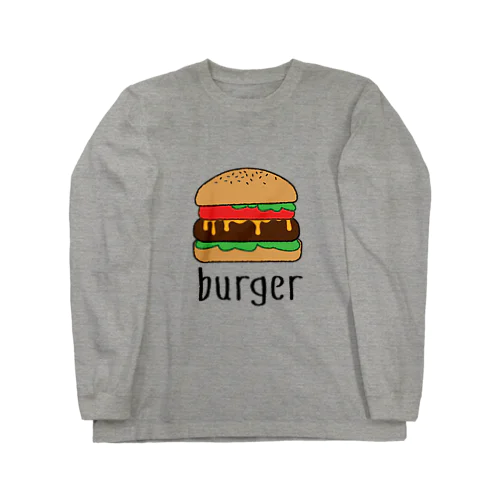 burger ロングスリーブTシャツ