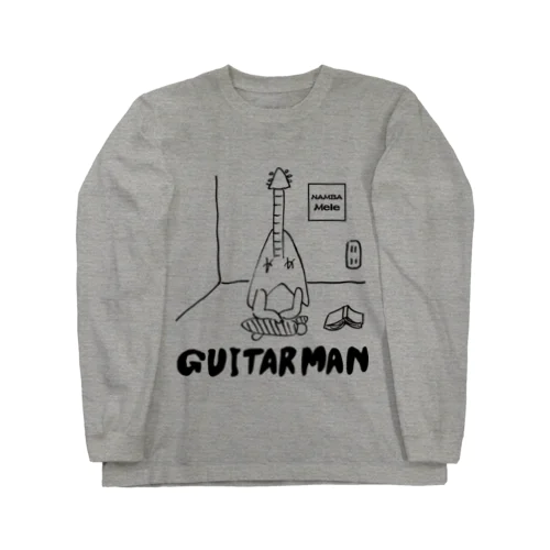 【大橋裕之氏デザイン】ギターマンロンT 롱 슬리브 티셔츠