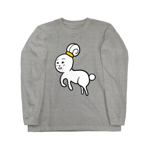 輪っかでおだんごうさぎちゃん ロングスリーブTシャツ