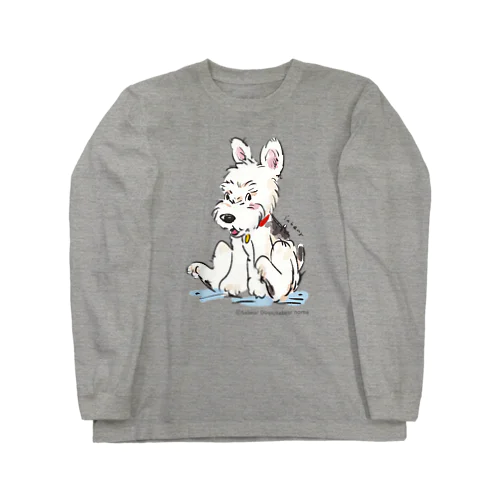 立ち耳ワイヤーFOX_ウェア Long Sleeve T-Shirt