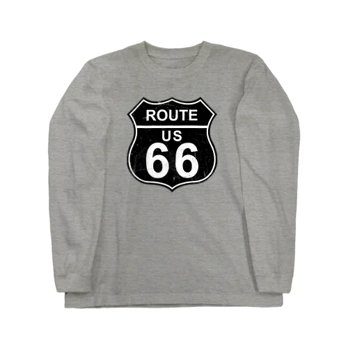 ルート66　ヴィンテージ風　アメカジ Long Sleeve T-Shirt