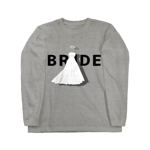 ペア(BRIDE)ドレス_白_WB ロングスリーブTシャツ