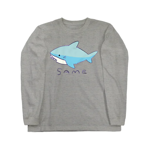 サメ　パーカー Tシャツ　スウェット Long Sleeve T-Shirt