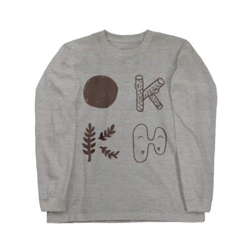 OKKH/brown  Long Sleeve T-Shirt