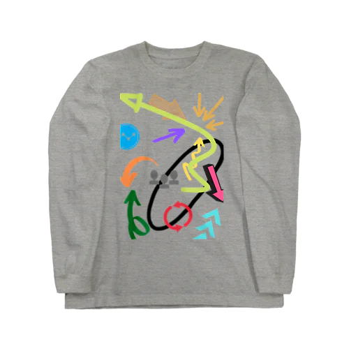 こっちあっちそっちどっち Long Sleeve T-Shirt