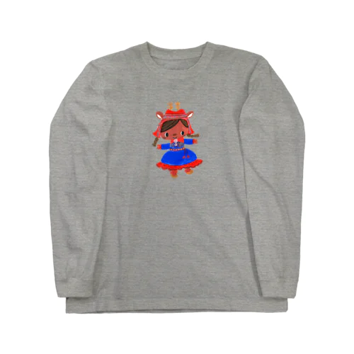 サーミのしかのおんなのこ Long Sleeve T-Shirt