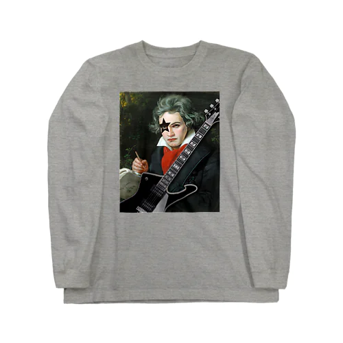 ベートーヴェン×ロック　 Beethoven ロングスリーブTシャツ