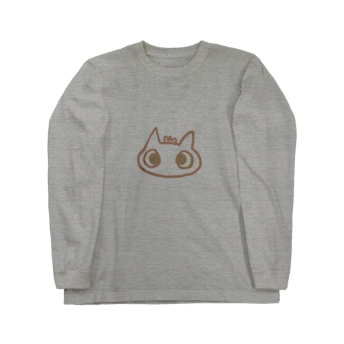 にゃんだべえ_寄り目 Long Sleeve T-Shirt