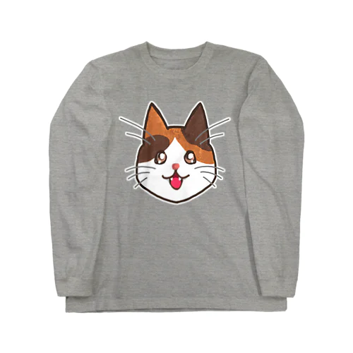 三毛猫ちゃん ロングスリーブTシャツ