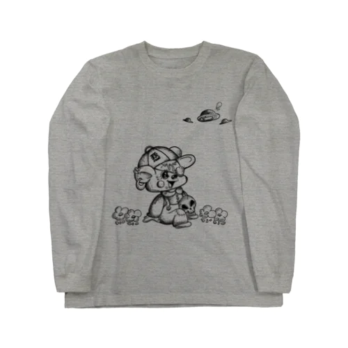 ねずみ君と宇宙人 Long Sleeve T-Shirt