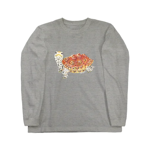 ダイヤモンドバックテラピン（着色） Long Sleeve T-Shirt