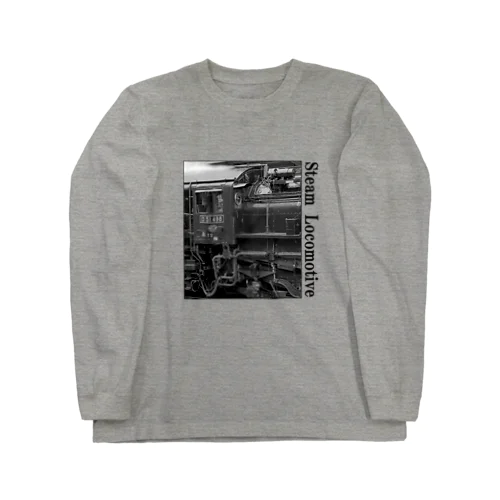 D51498 運転席周辺 黒いレタリング （モノクロフォト） Long Sleeve T-Shirt