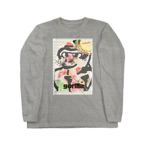 トロピカルhana💠ゴリラ ロングスリーブTシャツ