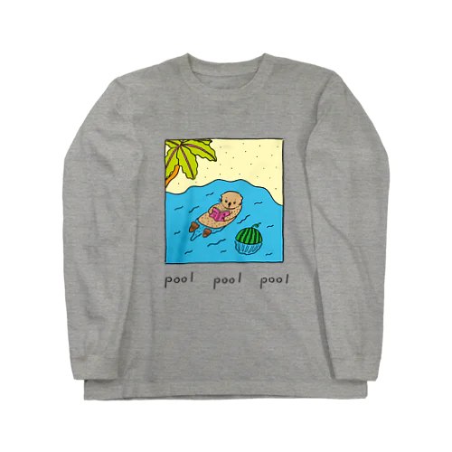 pool ラッコ ロングスリーブTシャツ