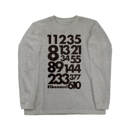 Fibonacci sequence ロングスリーブTシャツ