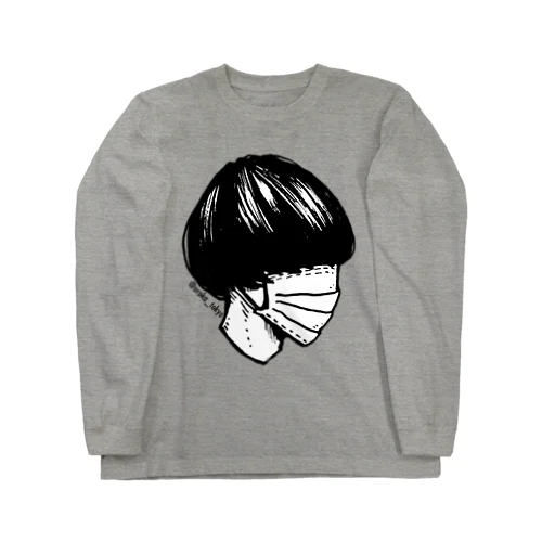 #コンプレックス 黒髪マッシュ Long Sleeve T-Shirt