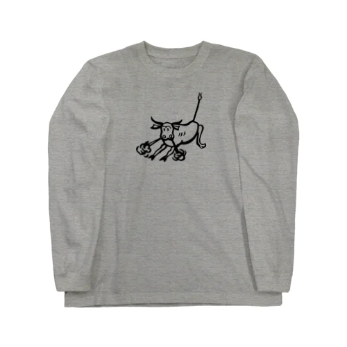 荒ぶる雄牛（Snorting Bull） Long Sleeve T-Shirt