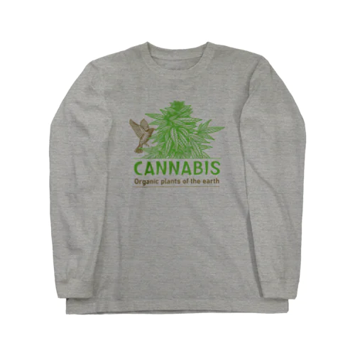Cannabis & Bird（カナビスと鳥） Long Sleeve T-Shirt