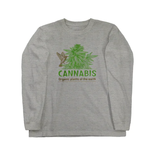 Cannabis & Bird（カナビスと鳥） ロングスリーブTシャツ