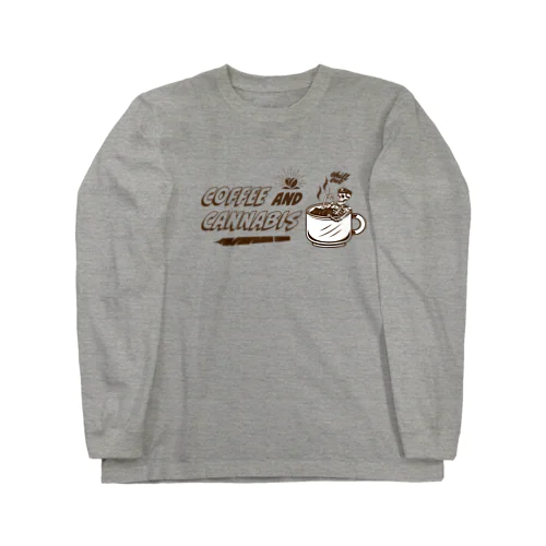 Coffee＆Cannabis（コーヒーと大麻）　#2 Long Sleeve T-Shirt