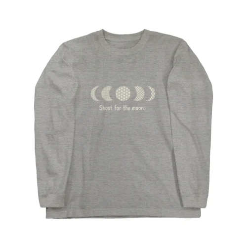 和風月の満ち欠けモチーフV2 Long Sleeve T-Shirt