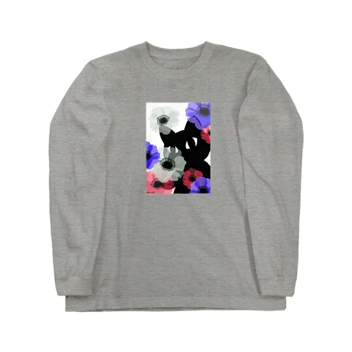 アネモネねこ Long Sleeve T-Shirt