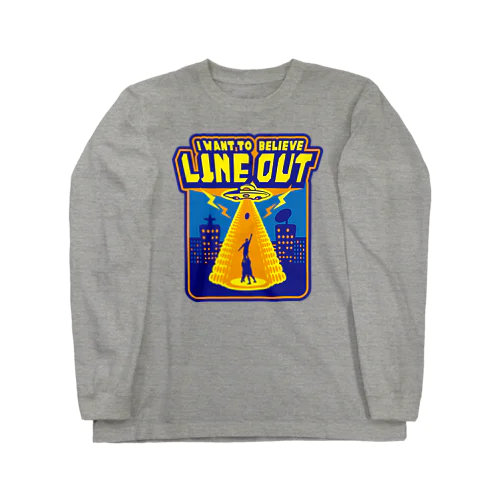 【もうすぐ廃盤】 Lineout! Cartoon ver ロングスリーブTシャツ